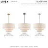 Livex Lighting Gladstone 4-Light Brushed Nickel Pendant Chandelier
