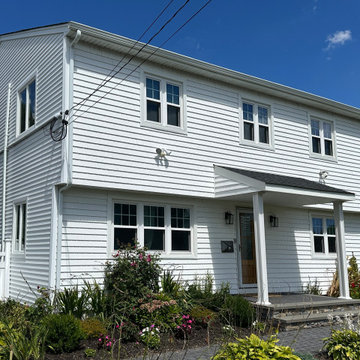Amityville Siding - Glacier White Clapboard | Alpha Windows & Siding