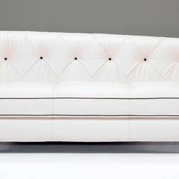 Natuzzi Editions Contemporary Leather Sofa B530 - Sofas