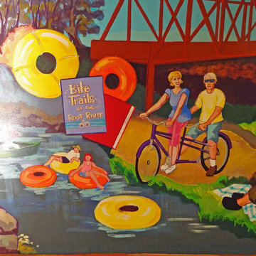 Mural, public library