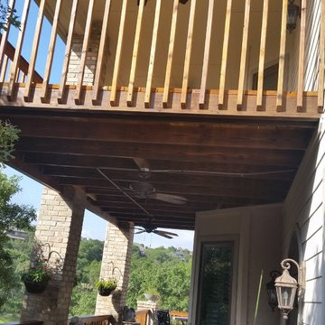 Cedar balcony deck replacement