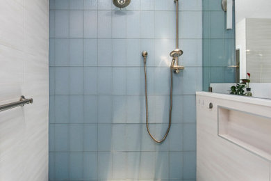 Beach style bathroom photo in Other