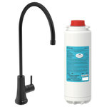 Elkay - Elkay Avado Single Lever Filtered Beverage, Matte Black - Enjoy cold, filtered water right from your sink area with the Avado filtered beverage faucet. This accessory installs next to the main faucet. Filter reduces lead and other contaminants for cleaner, great-tasting water. Save time and money and reduce plastic waste by filling your glass, pitcher, pot or pet bowl at the sink. Attractive, contemporary styling looks great in any d�cor. Includes long-life, easy-change filter.