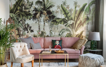 Houzz тур: Апартаменты в аренду — тропический шик в центре Москвы