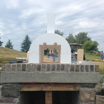 The Olson Family Wood Fired Brick Pizza Oven in Minnesota