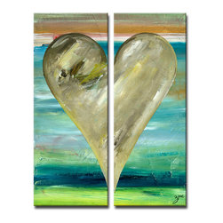 Ready2HangArt - Heartwork "Karachi" 2-Piece Canvas Art Set, 30"x12" - Prints And Posters