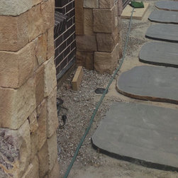 Bluestone steppers - Stepping stone - Landscaping design - Landscaping Stones and Pavers