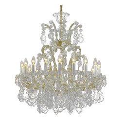 Inviting Home - Maria Theresa Crystal Chandelier - Chandeliers