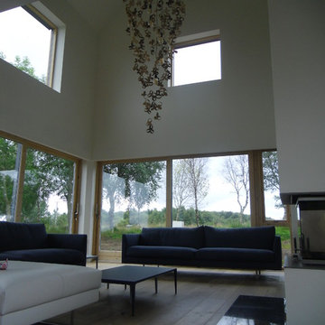 Open plan Living Dining Kitchen, Bespoke house, Arrie
