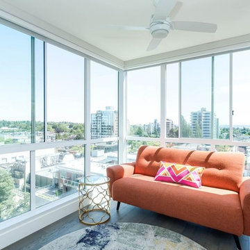 Transitional Home with Pops of Color