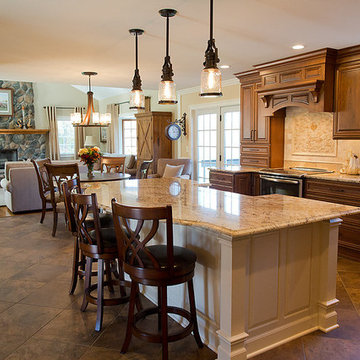 Seamless Flow Kitchen by Crystal Cabinets
