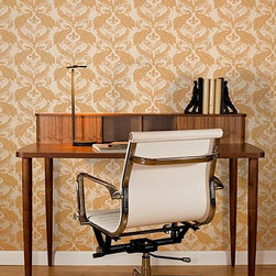 Casart coverings - Peacock Patterns - French Damask - Wallpaper
