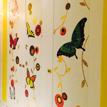 Allison Eden Custom Mosaic Closet Doors www.AllisonEden.com