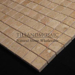 Crema Marfil Marble 1x1 Mosaic Tile Polished - Products