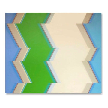 PAINTINGS FROM THE SEVENTIES - GABRIELE ROOS ACRYLIC PAINTING, C. 1973