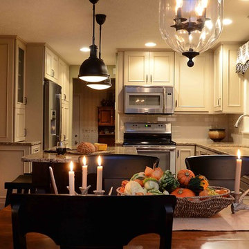 Kitchen Remodel, Powder Room Remodel, & Family Room Redecorate