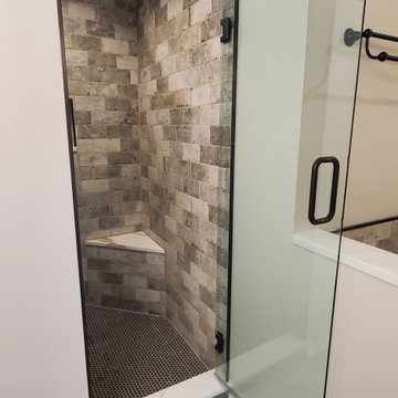 Custom shower door