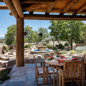 Santa Fe New Mexico Labyrinth & Stonework