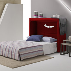 Italian Wall Bed Wally by Pezzan | Full Size Murphy Bed - $2,249 - Murphy Beds