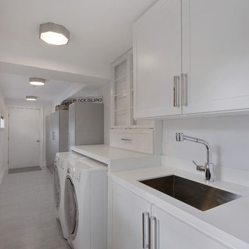 White Laundry Room