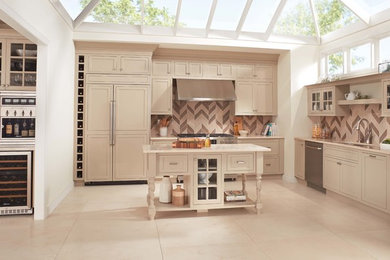 Transitional kitchen photo in Indianapolis