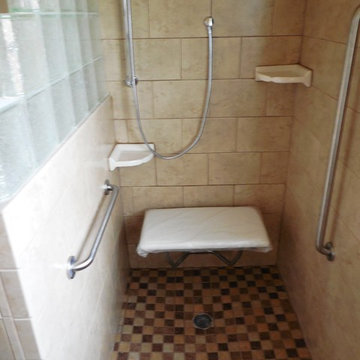 Roll in Shower