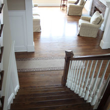 wood floors and staircases
