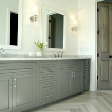 Gray cabinets
