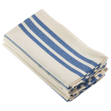 Dauphine Collection Striped Design Dinner Napkin - Set of 4, Styles 1