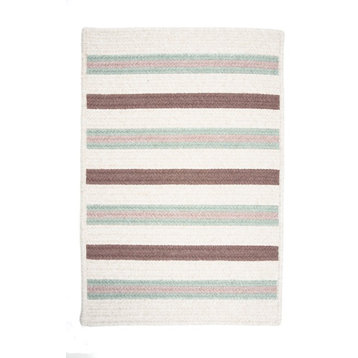 Colonial Mills Allure AL69 Misted Green Stripes Area Rug, Rectangular 2' x 6'