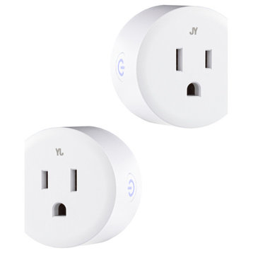 Smart Plug WiFi Remote App Control for Lights and Appliances, Set of 2