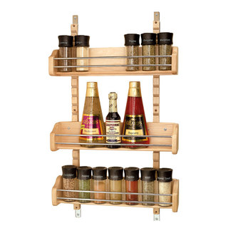 2x1x11 Cream Spice Rack Pull Out Drawer