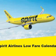 Spirit Low Fare Calendar