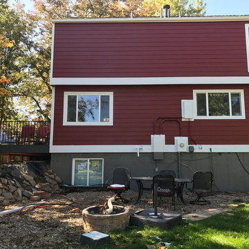 James Hardie reside and new Trex Deck Build