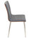 LumiSource Mason Wood & Stainless Steel Chair With Swivel, Set of 2