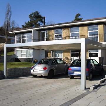 Square carport