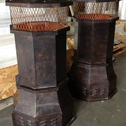 Copper Chimney Caps, Shrouds and Pots - Products
