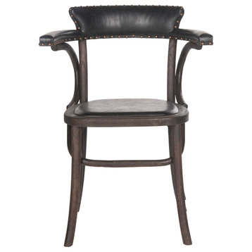 Kenny Arm Chair - Antique Black
