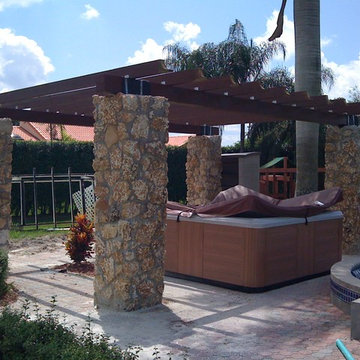 brick columns and block columns