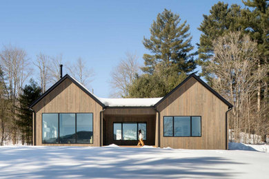 Inspiration for a modern exterior home remodel in Burlington