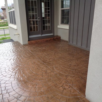 Bourne - Stamped concrete