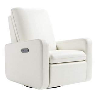 Graco Bellwood Power Recliner Swivel Glider, Dune Basketweave