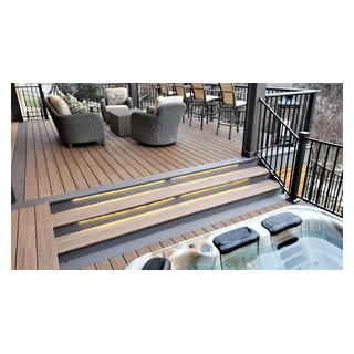 Multi-Level Deck in Leander, TX - Rustic - Deck - Austin - by Archadeck ...