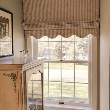 Scalloped Roman Shade