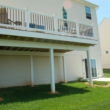 Seven Valleys, PA - New Deck and Cement Patio