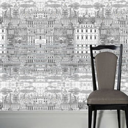 Riflesso by Fornasetti 51 Wallpaper - Wallpaper