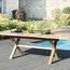 Teak Extendable Rectangular Garden Dining Table