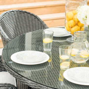 Westmount 60x60x30 round dining set - Brad's house