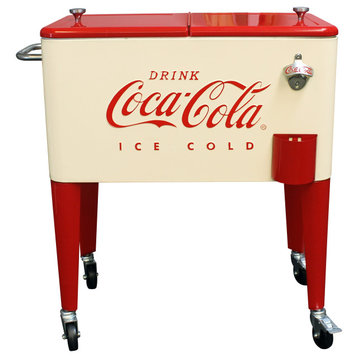 "60 Qt. Coca-Cola Vanilla Ice Cold Cooler "