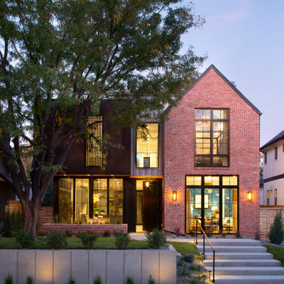 Example of a trendy exterior home design in Denver